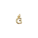 Gold Letter Charm Collection