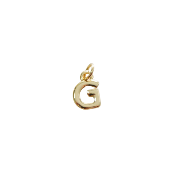 Gold Letter Charm Collection