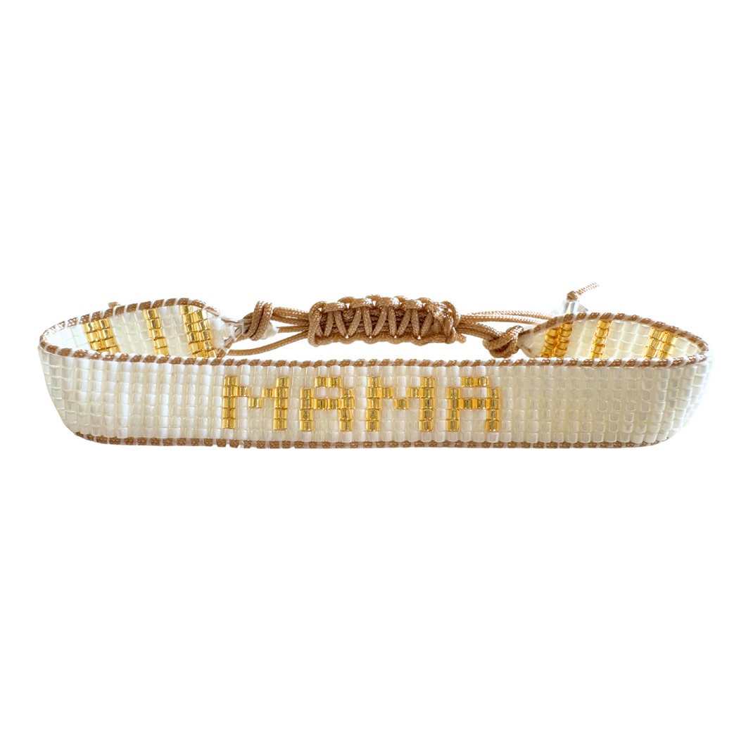 MAMA beaded bracelet