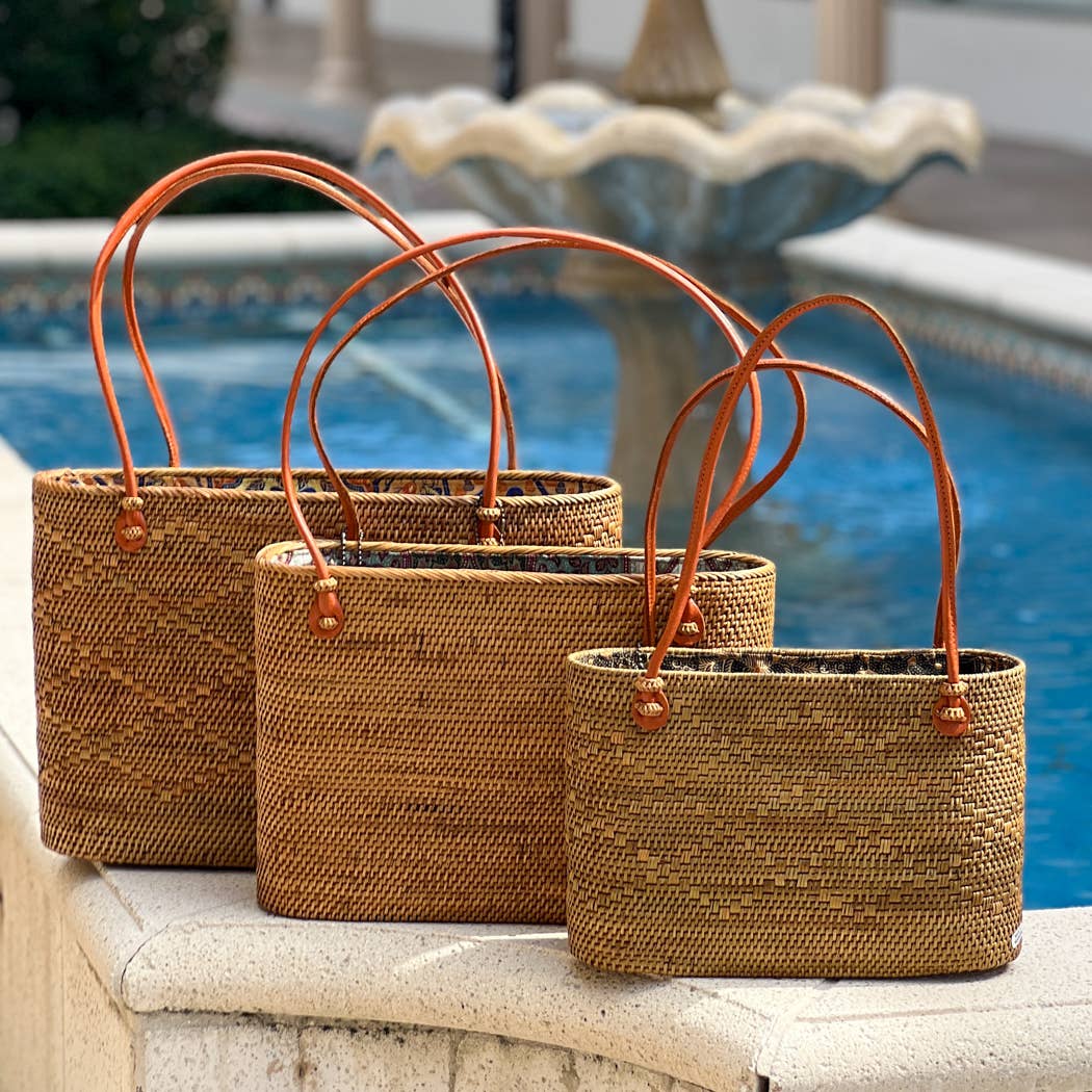 Ata Vine Tote Bags - Small