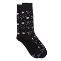 Fight Childhood Cancer Socks - Black Stethoscopes
