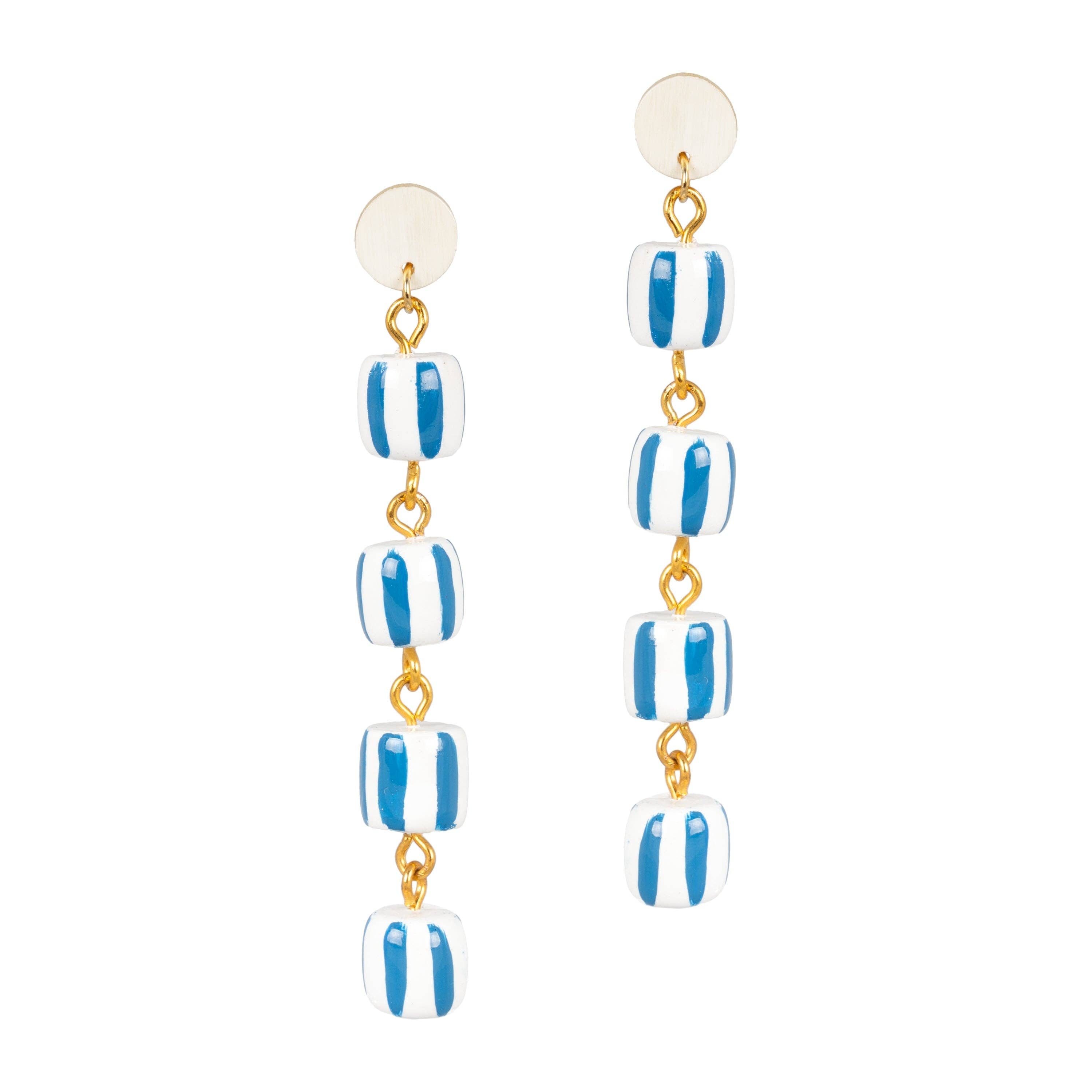 Blue Sofia Drop Earrings