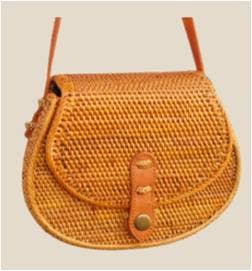 Ata Vine Saddle Crossbody Bag