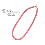 Disc Beaded Necklaces
