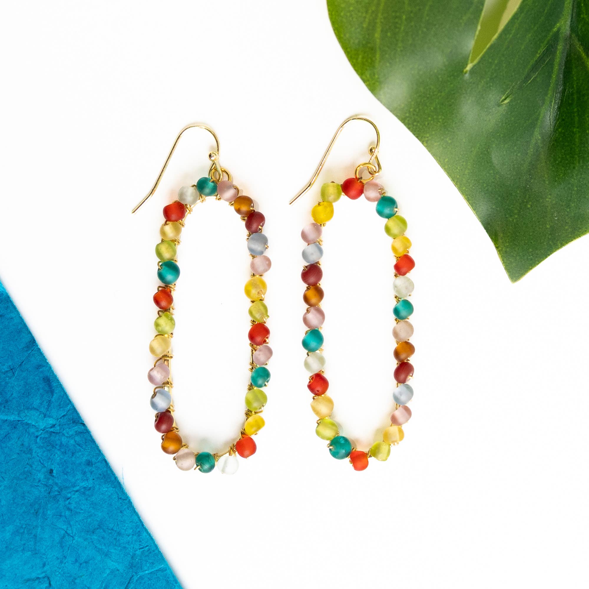 Kaleidoscope Oval Hoops