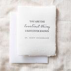 You're the loveliest thing | Love Anniversary Greeting Card