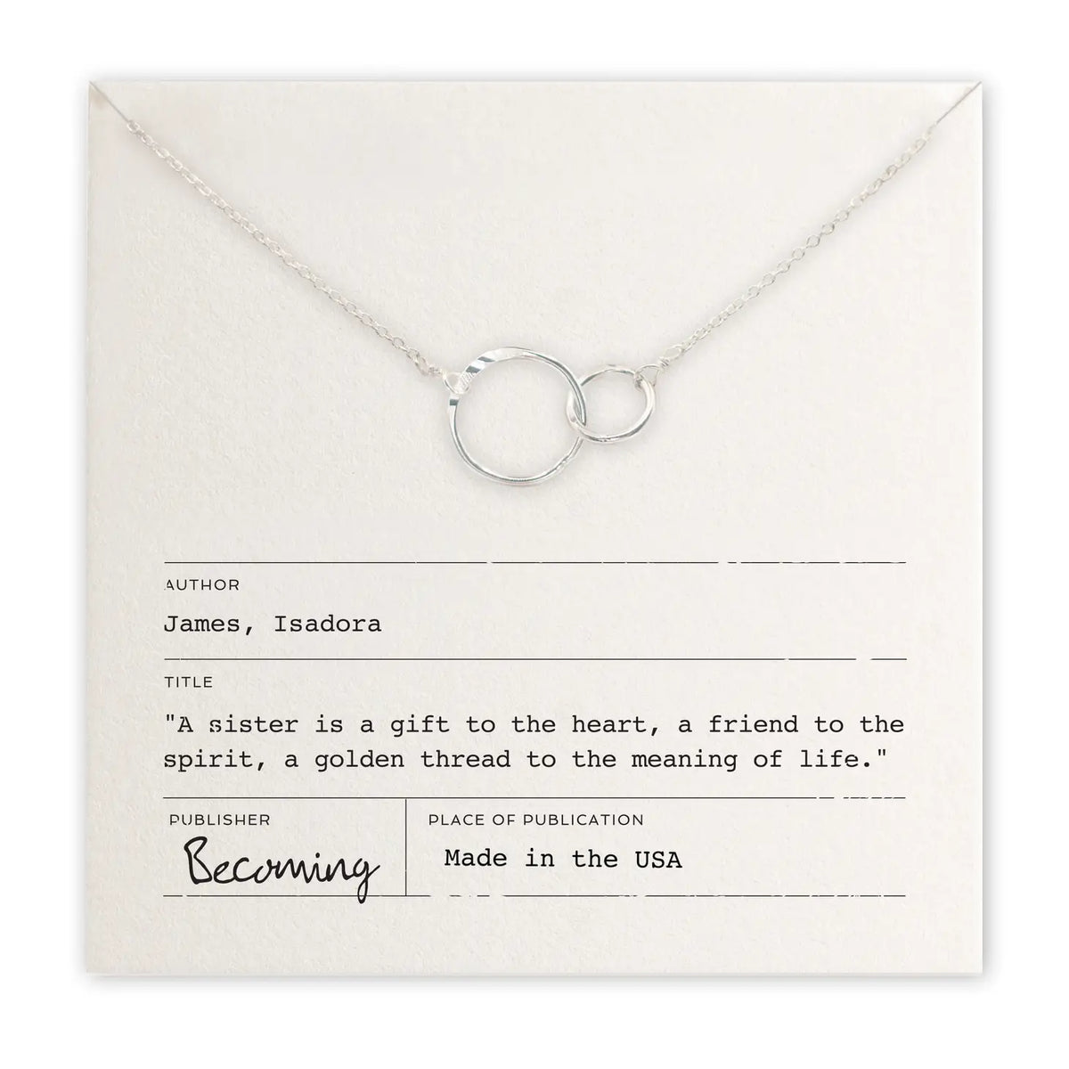 Sister Necklace