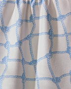 Tethered Blue Tea Towel