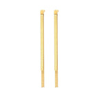 Gold Double Dangle Stud