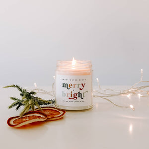 Merry and Bright 9 oz Soy Candle
