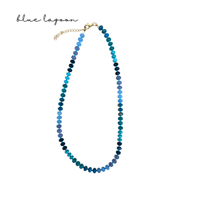Knotted Gemstone Necklaces