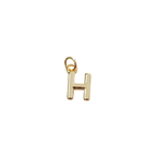 Gold Letter Charm Collection