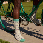 Socks that Support Youth Sports (Beige Bicycles)
