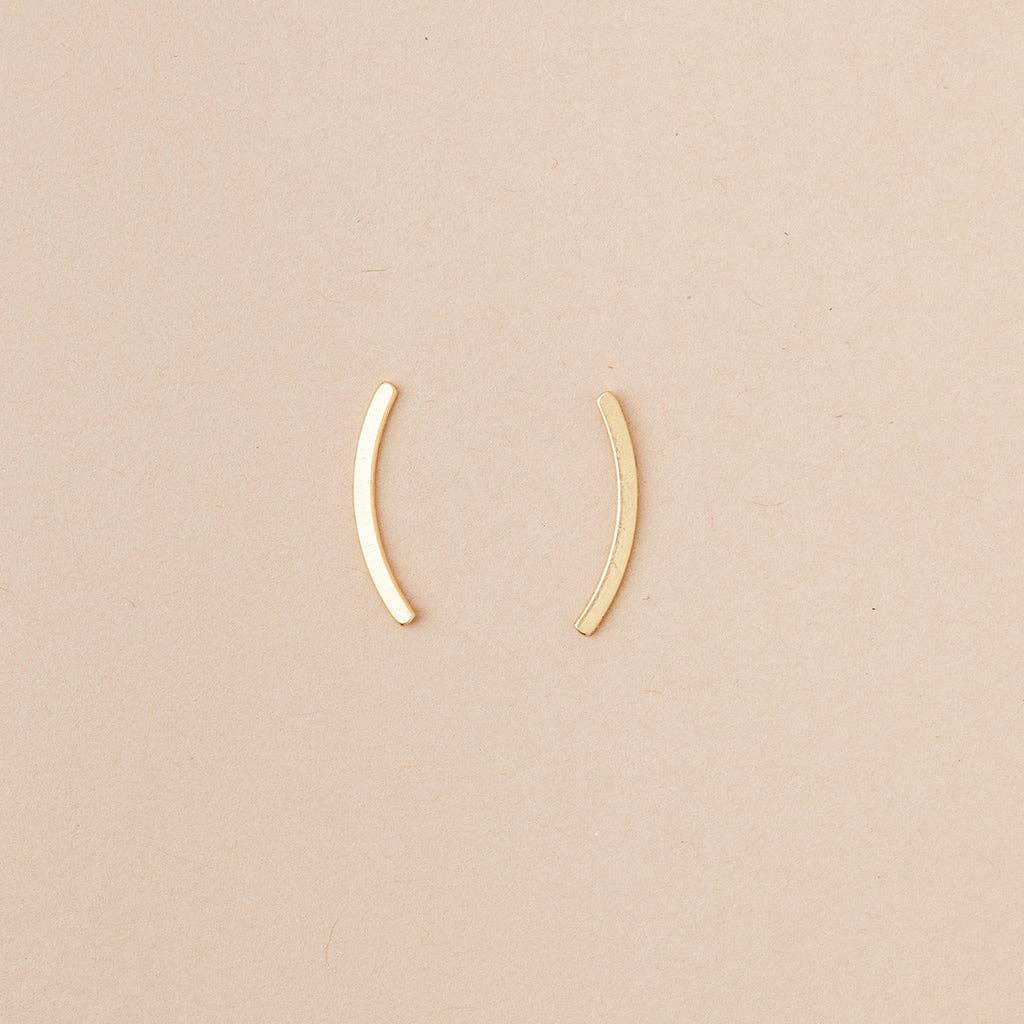 Comet Curve - Gold Vermeil