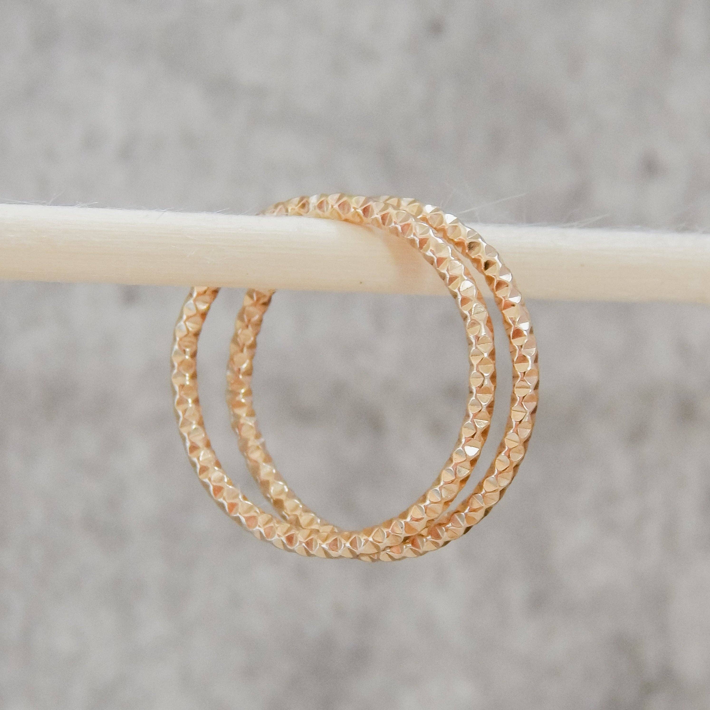 Sparkle Stacking Ring | 14k Gold Fill