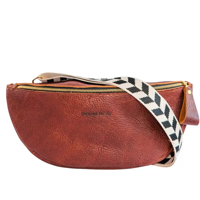 The Ruby Leather Crossbody Sling Bag