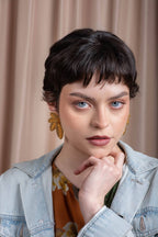 Beaded Handwoven Petalia Earrings
