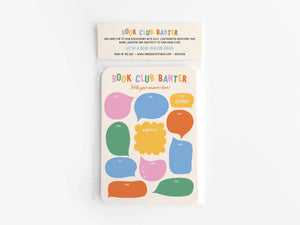 Book Club Book Review Cards