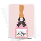 This Calls For Bubbly Greeting Card