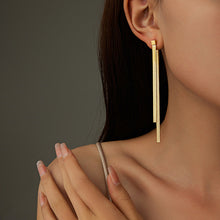 Gold Double Dangle Stud