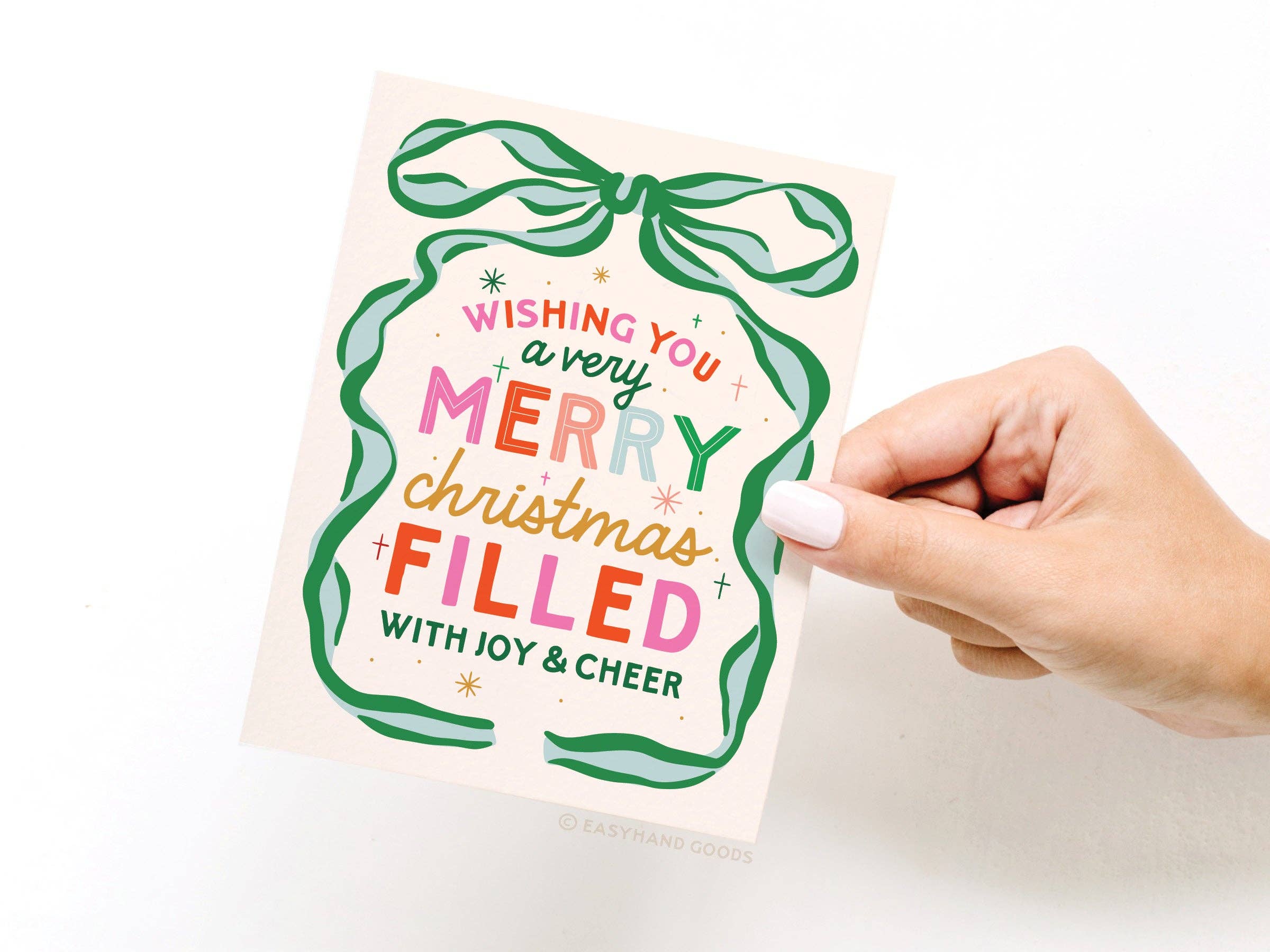 Wishing You a Very Merry Christmas Greeting Card