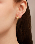 Gold Mini Drop Stud Earring