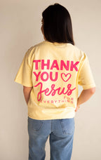 Thank You Jesus Tee Butter Yellow | Women's Tee