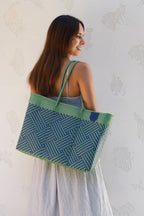 Palmera Recycled Plastic Beach Woven Super Tote