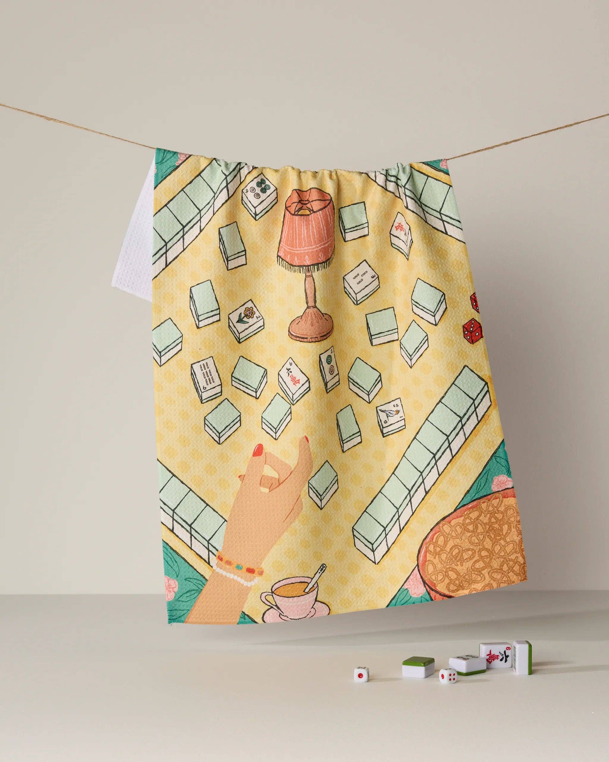 Lucky Hand Tea Towel