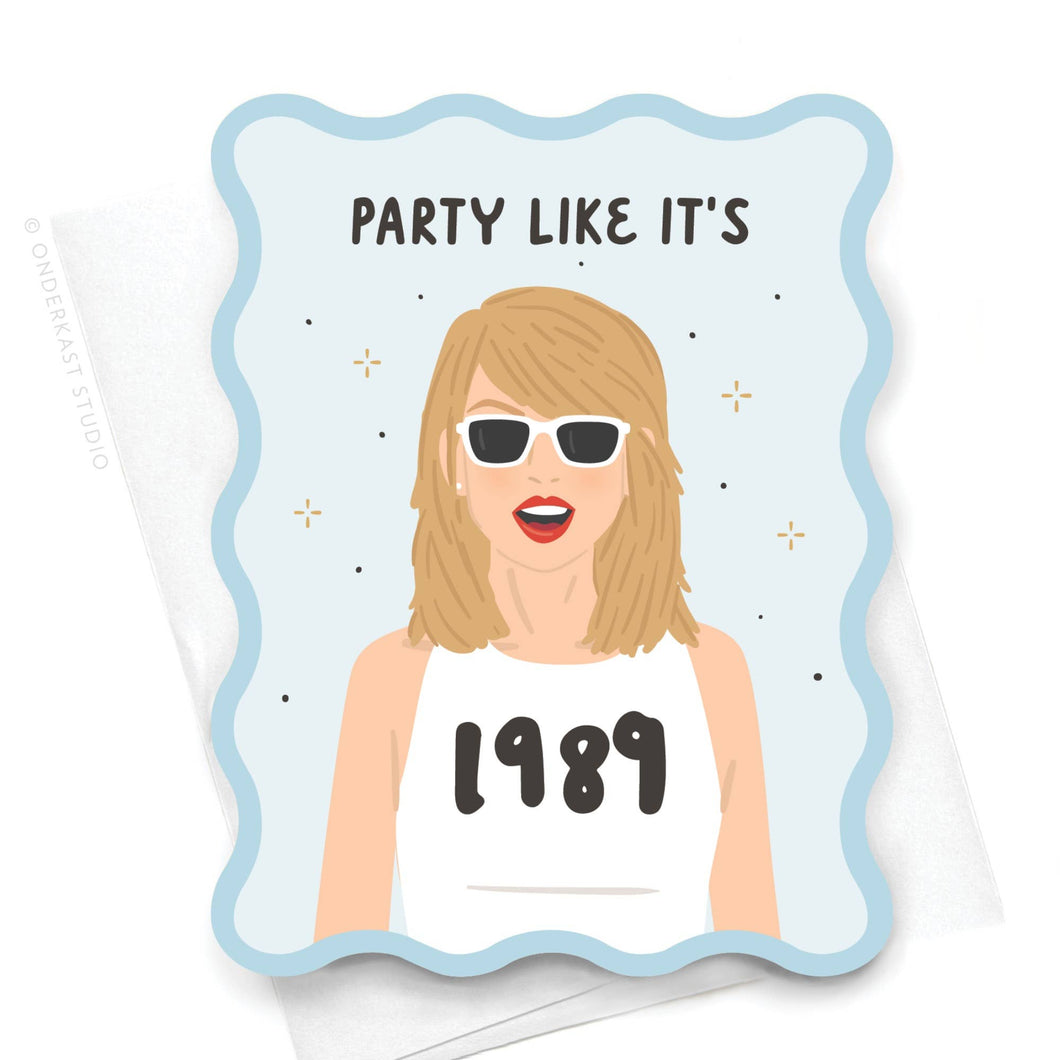 Party Like It's 1989 Notecard