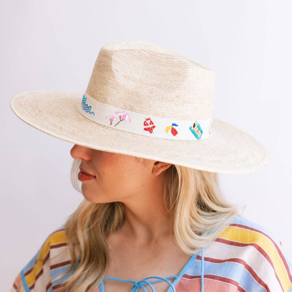 Sandbar Palm Hat|| Sunshine Tienda