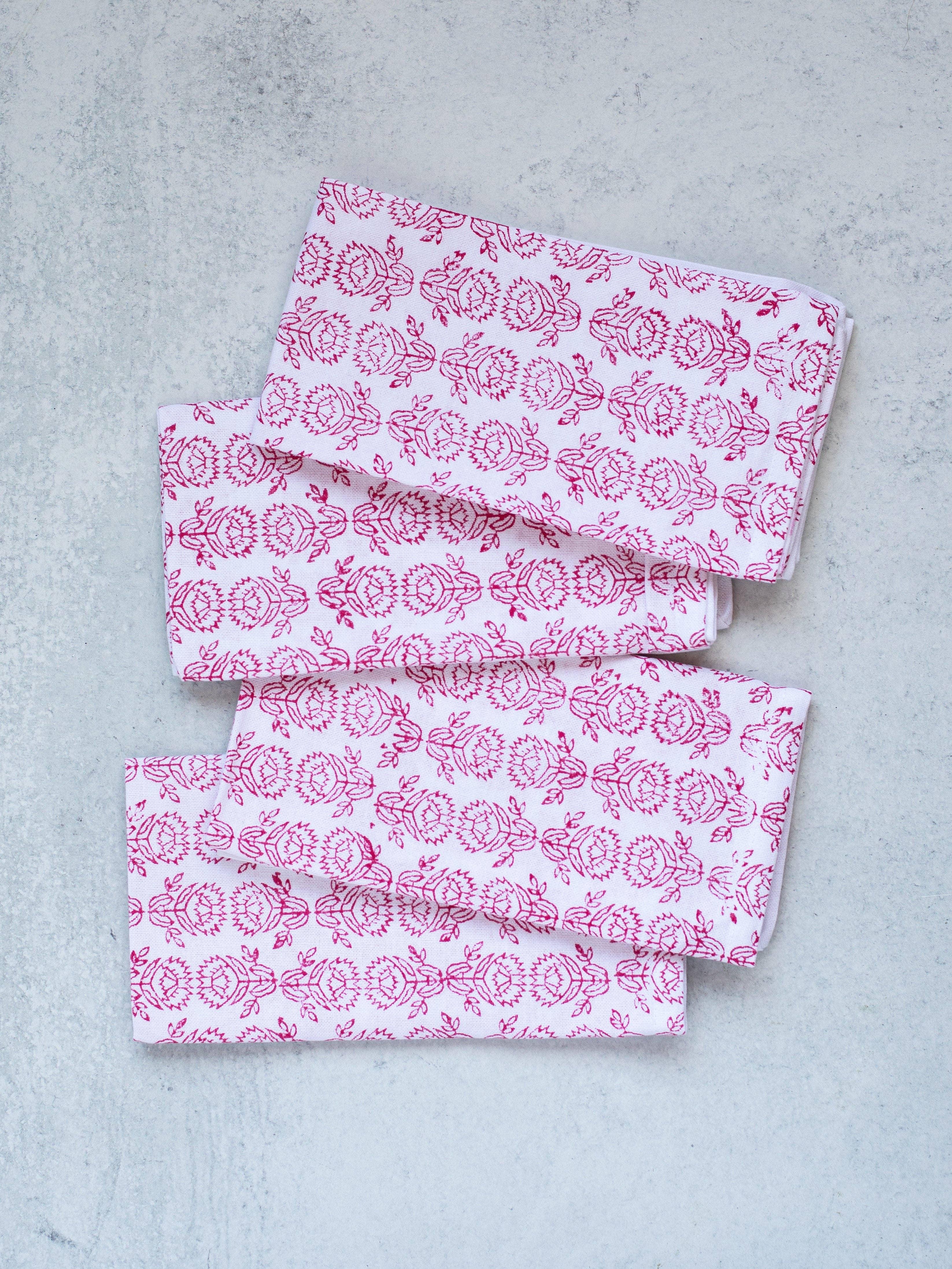 Pink Protea Dinner Napkins