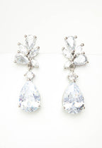 Glittering Garland Zircon Drop Earrings