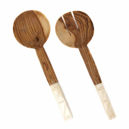 Olive Wood Serving Set