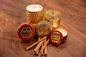 Gilded Cinnamon Shimmer Candle