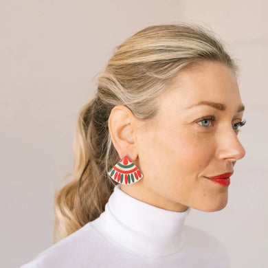 Navidad Tile Earring