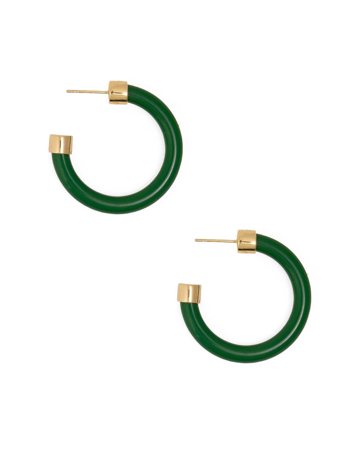 Winona Resin Hoop Earrings