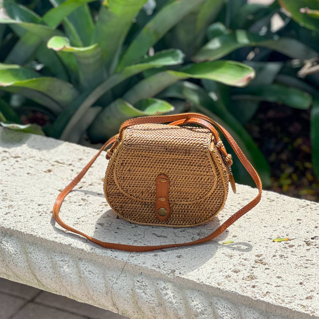 Ata Vine Saddle Crossbody Bag