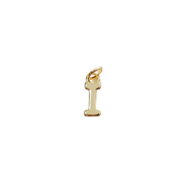 Gold Letter Charm Collection
