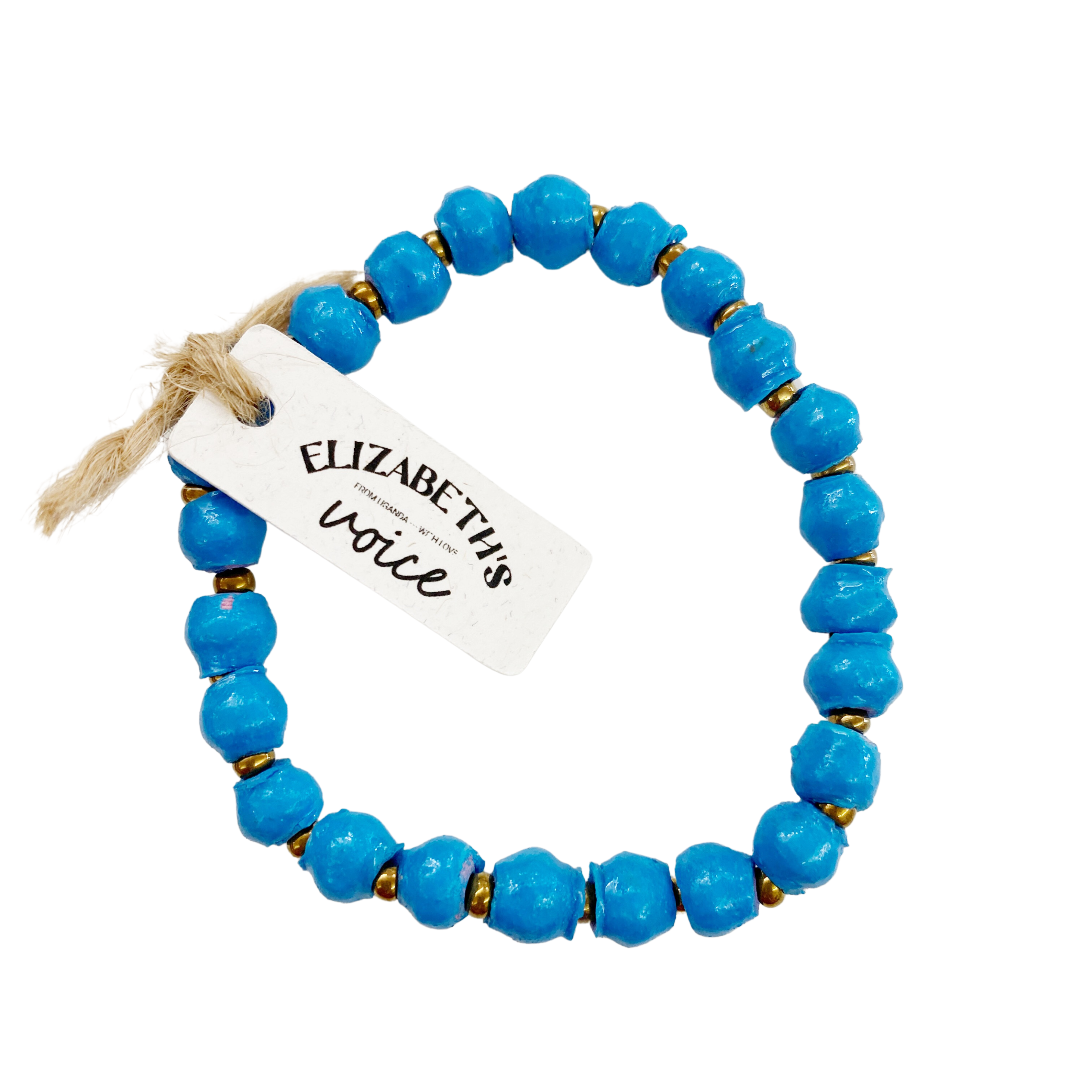 Single Paper Bead Bracelet
