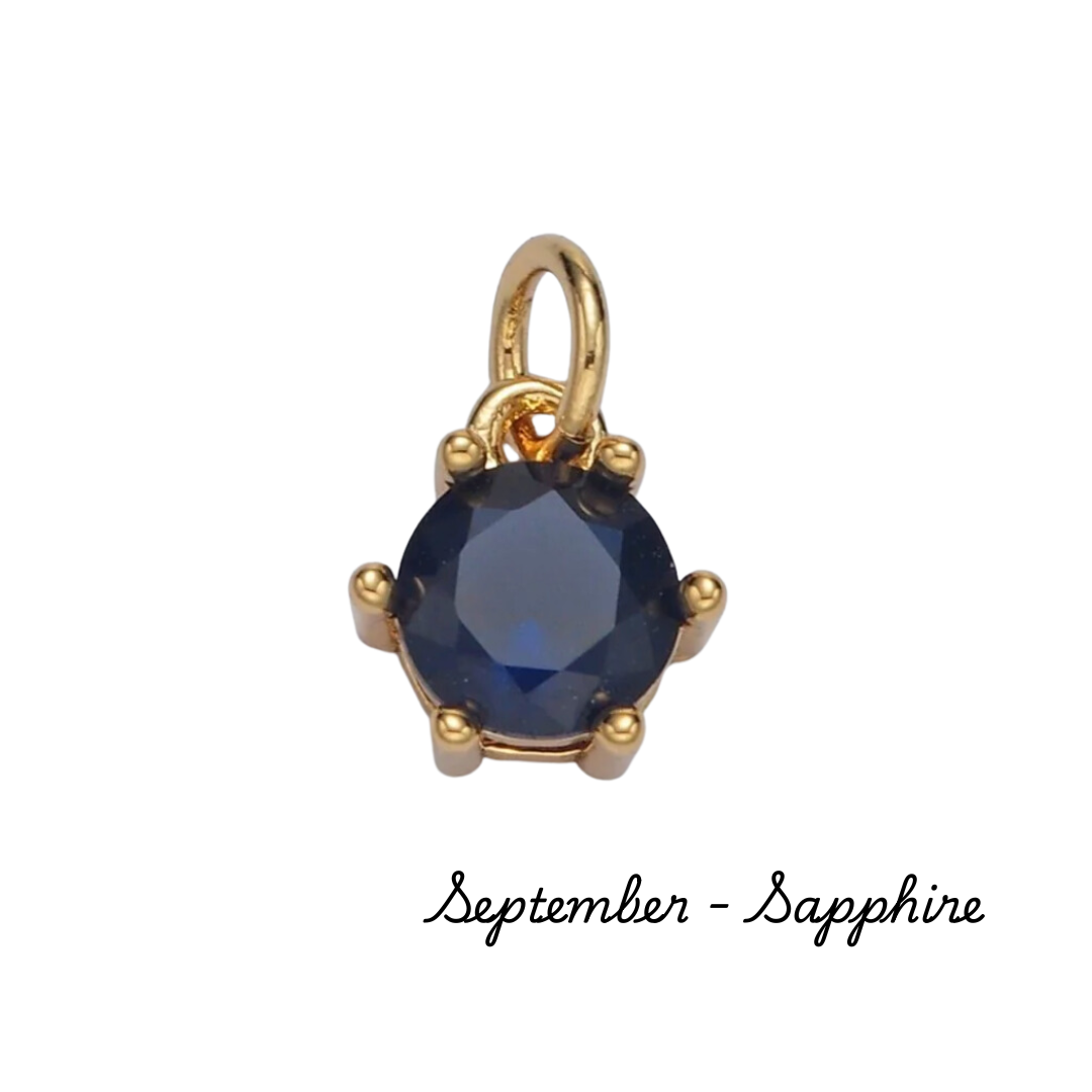 Gem Birthstone Charm Collection
