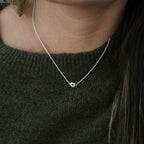 Love Knot Necklace: Sterling Silver