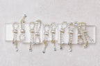 Diamond Drop Statement Earrings