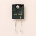 Silver Teardrop Threader
