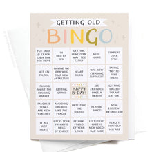 Getting Old Bingo Birthday Card