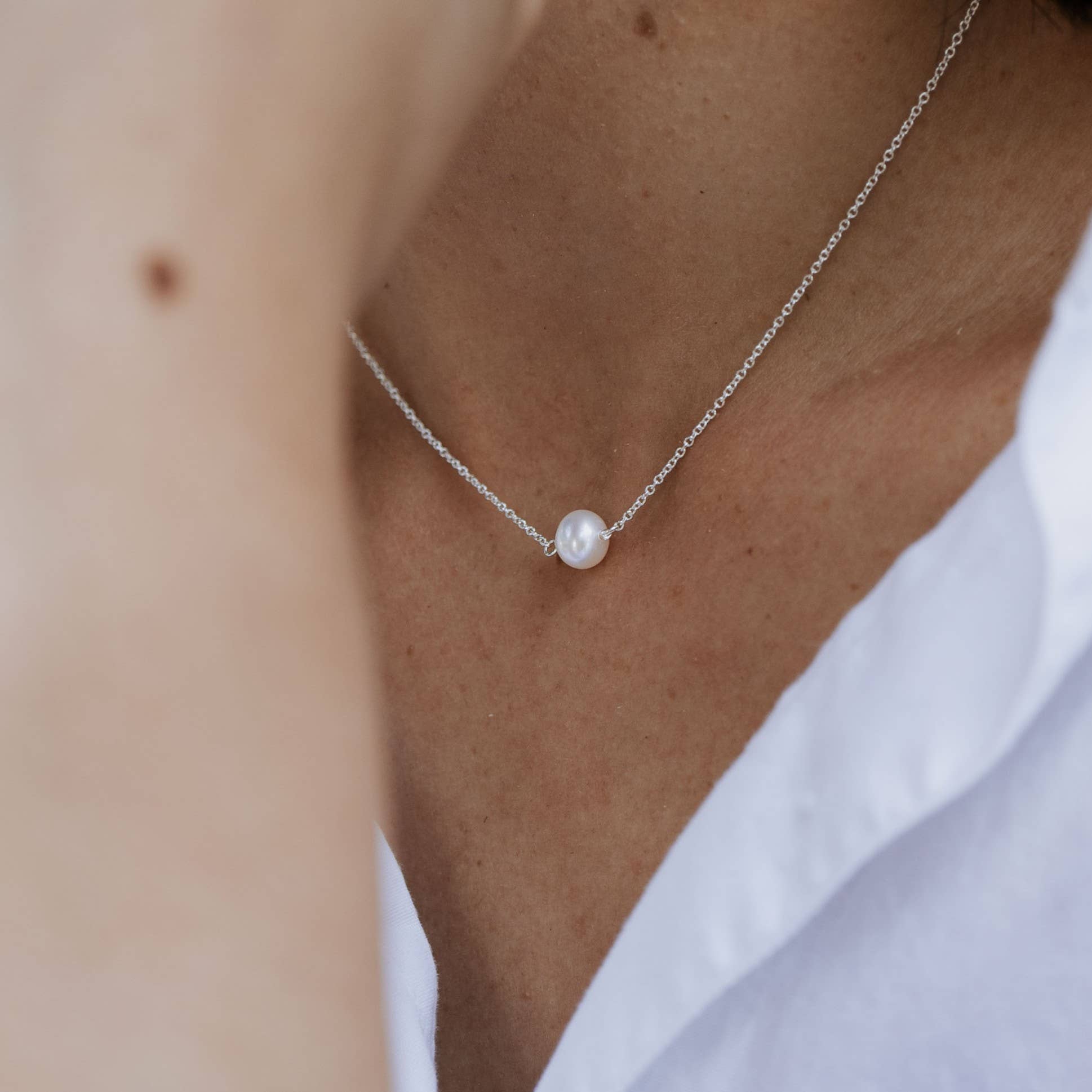 Simple Pleasures Pearl Necklace