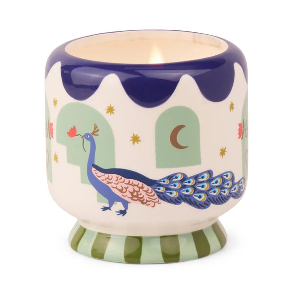 "Peacock" Ceramic Candle | PADDYWAX