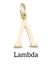 GREEK Letter Charm Collection