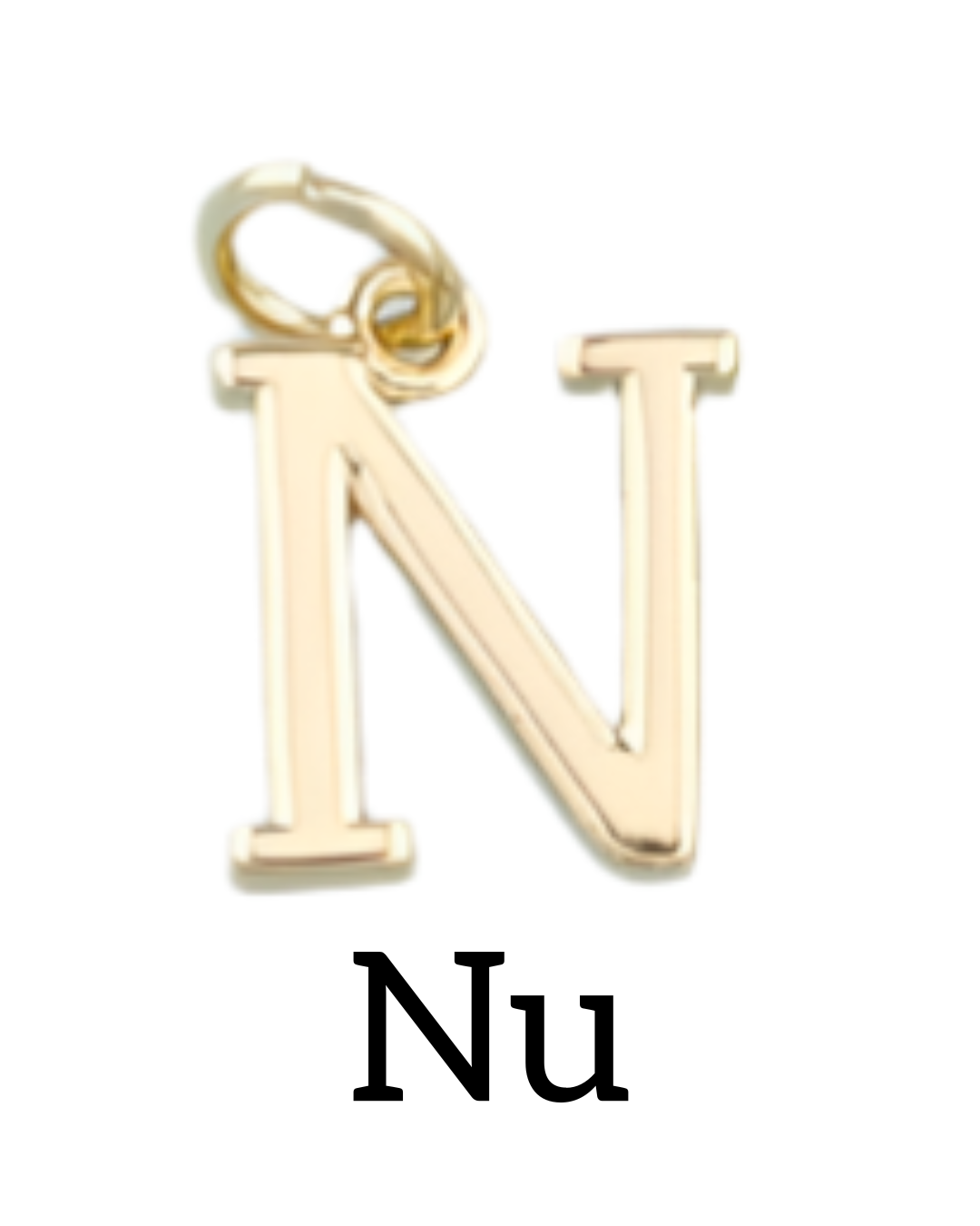 GREEK Letter Charm Collection
