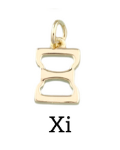 GREEK Letter Charm Collection